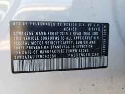 2015 VOLKSWAGEN GOLF
