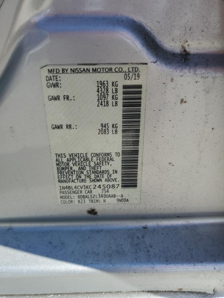 2019 NISSAN ALTIMA