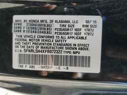 2015 HONDA ODYSSEY