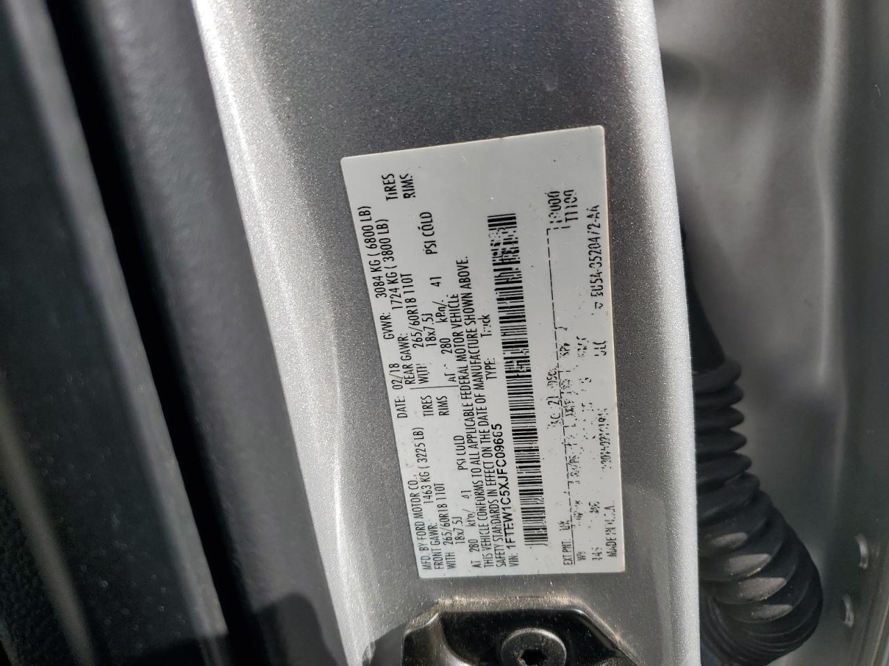 2018 FORD F-150