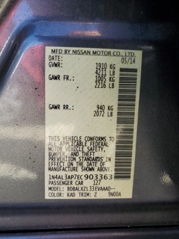 2014 NISSAN ALTIMA
