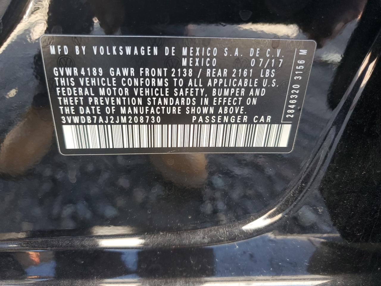 2018 VOLKSWAGEN JETTA