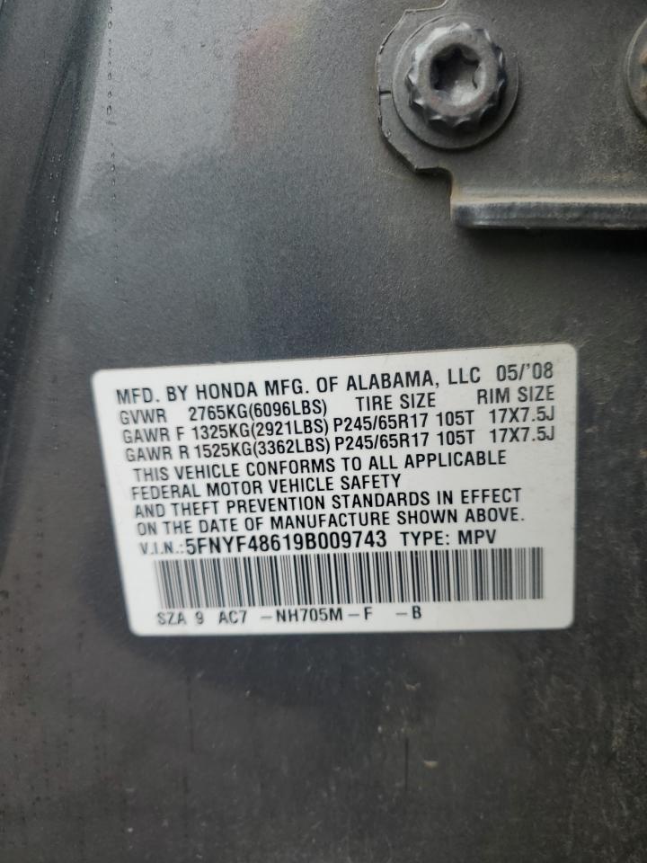 2009 HONDA PILOT