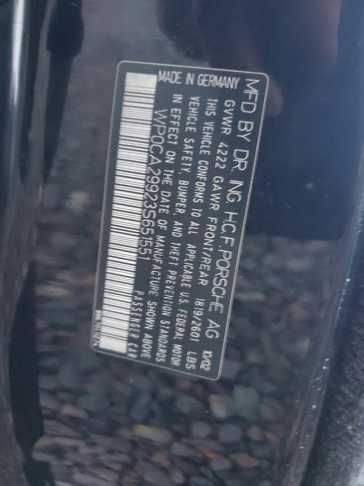 2003 PORSCHE 911