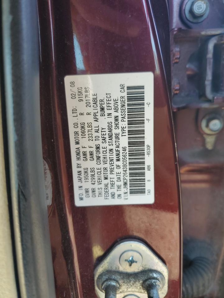 2008 HONDA ACCORD