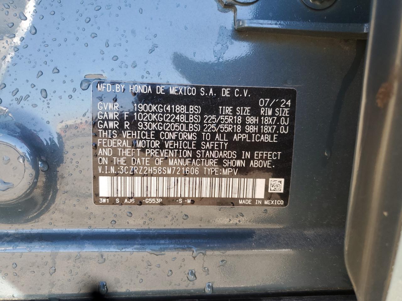 2025 HONDA HR-V