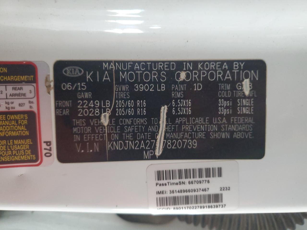 2016 KIA SOUL