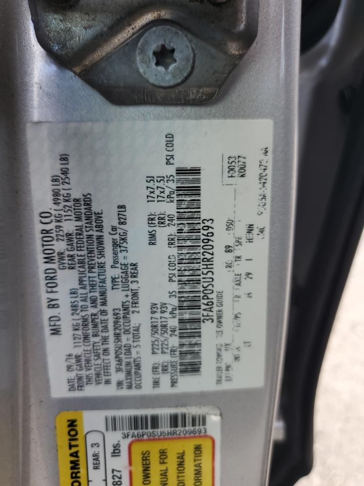 2017 FORD FUSION