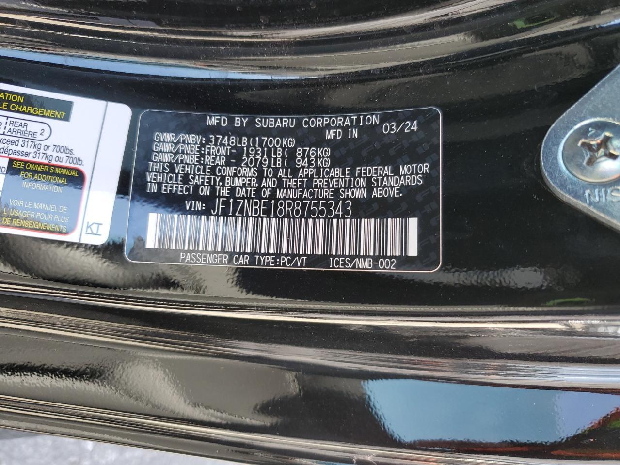 2024 TOYOTA GR 86