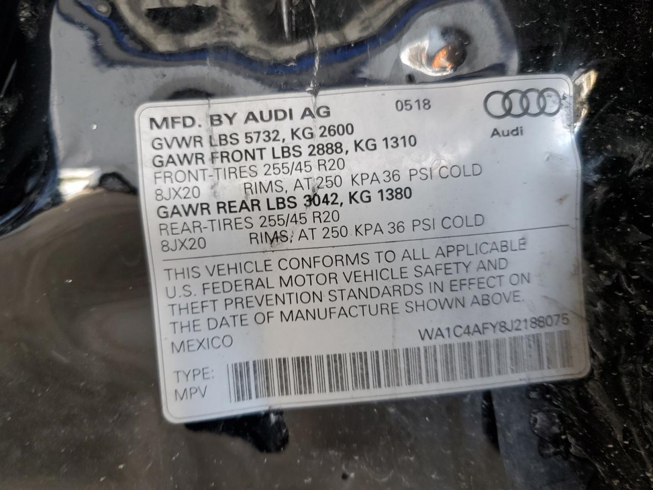 2018 AUDI SQ5