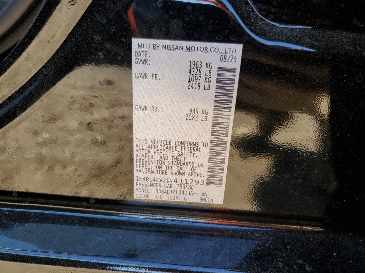 2025 NISSAN ALTIMA