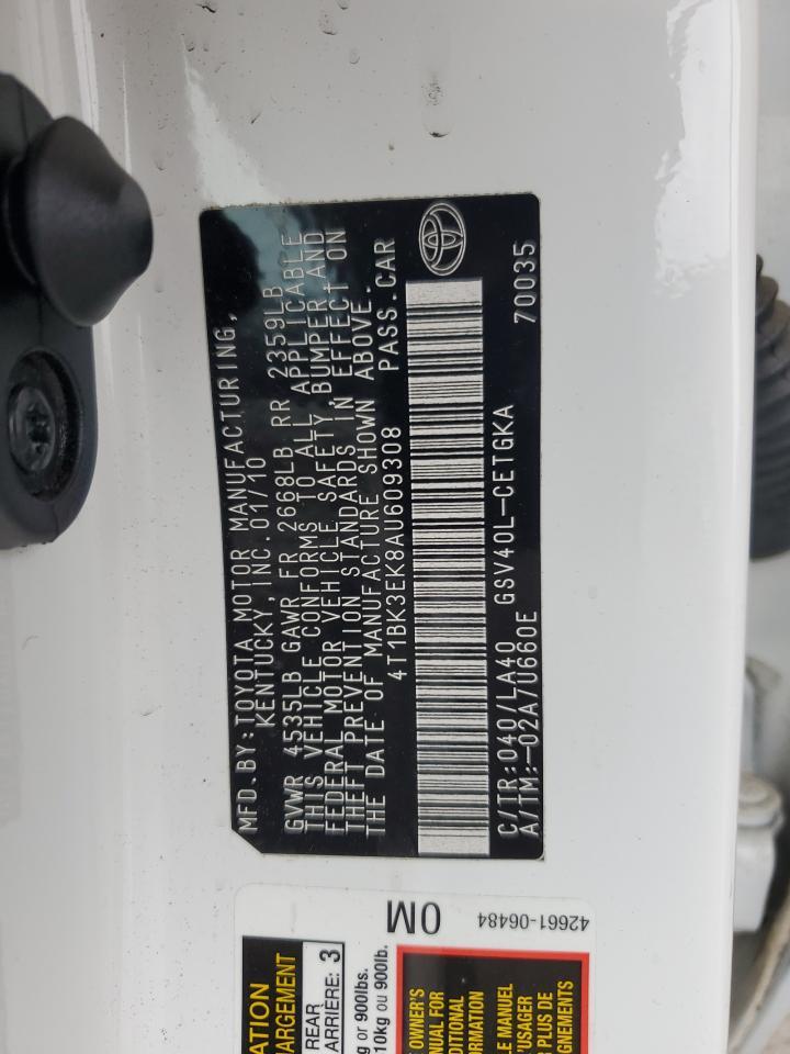 2010 TOYOTA CAMRY