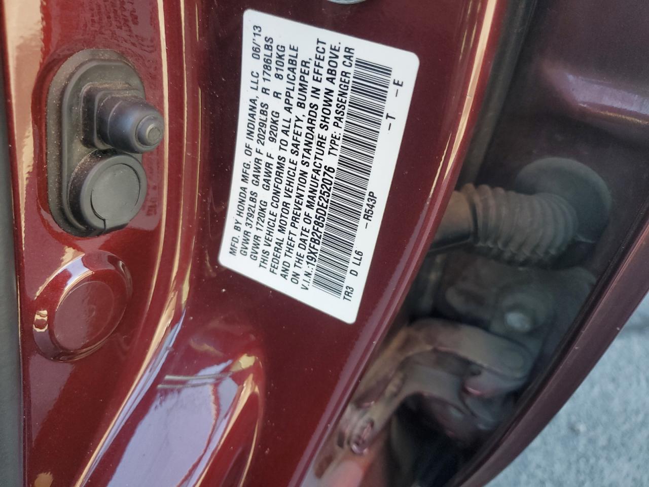 2013 HONDA CIVIC