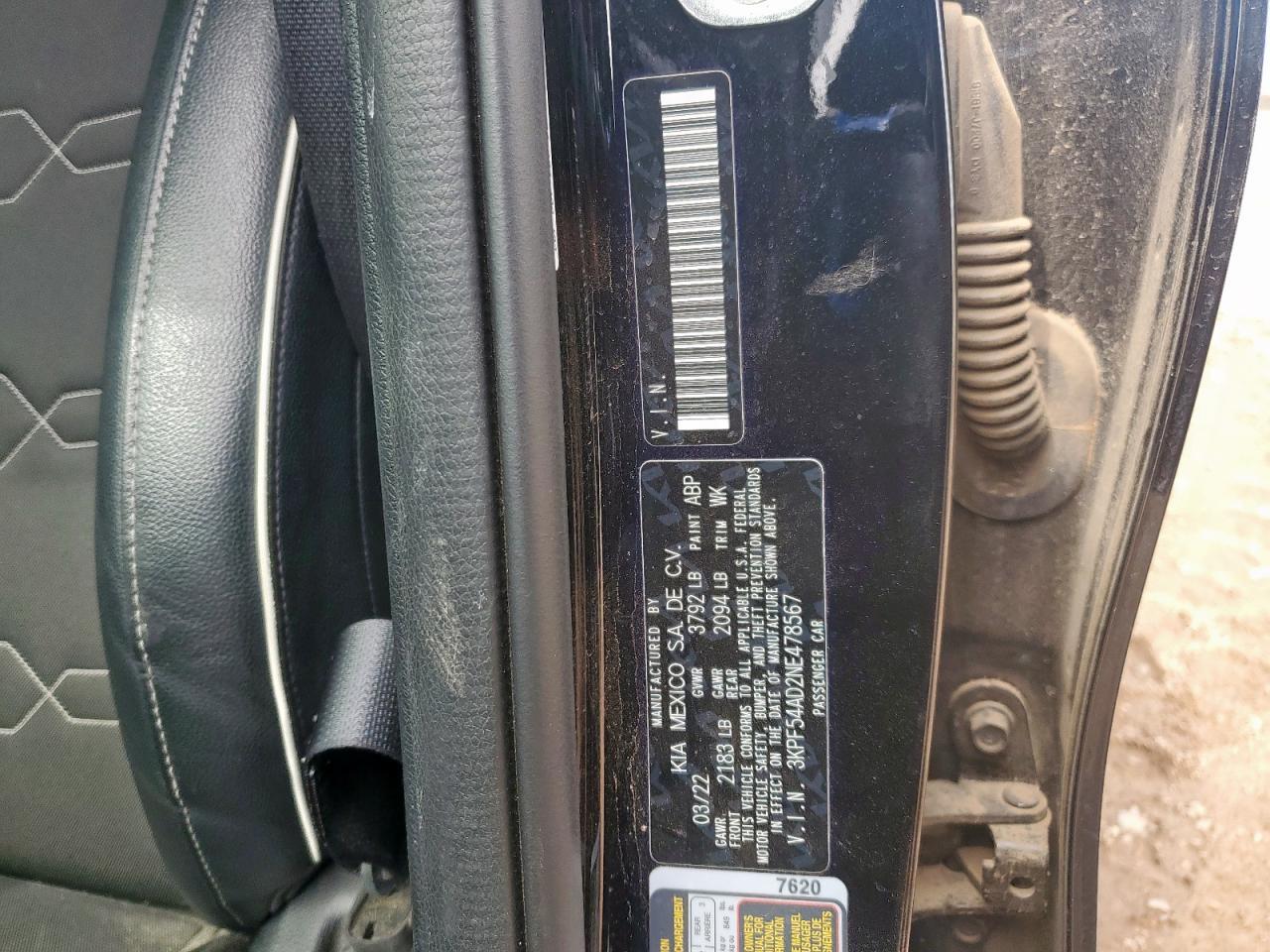 2022 KIA FORTE