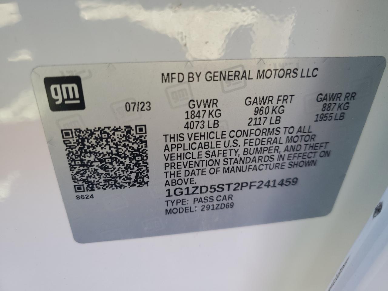 2023 CHEVROLET MALIBU