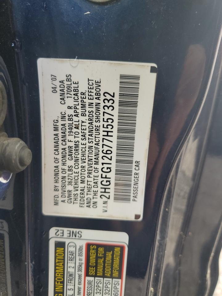 2007 HONDA CIVIC