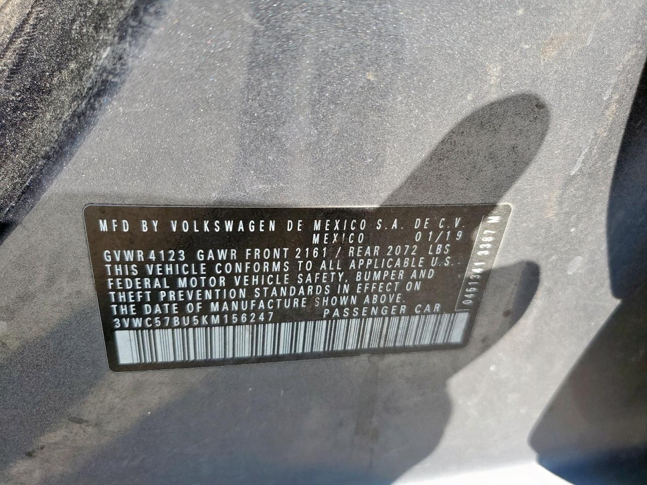 2019 VOLKSWAGEN JETTA