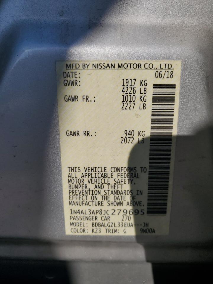 2018 NISSAN ALTIMA
