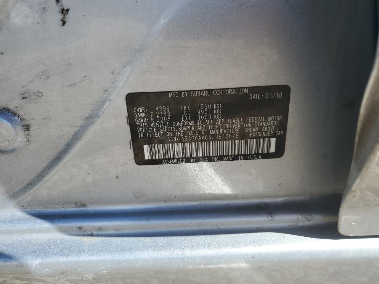 2018 SUBARU IMPREZA