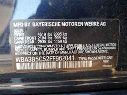 2015 BMW 3 SERIES