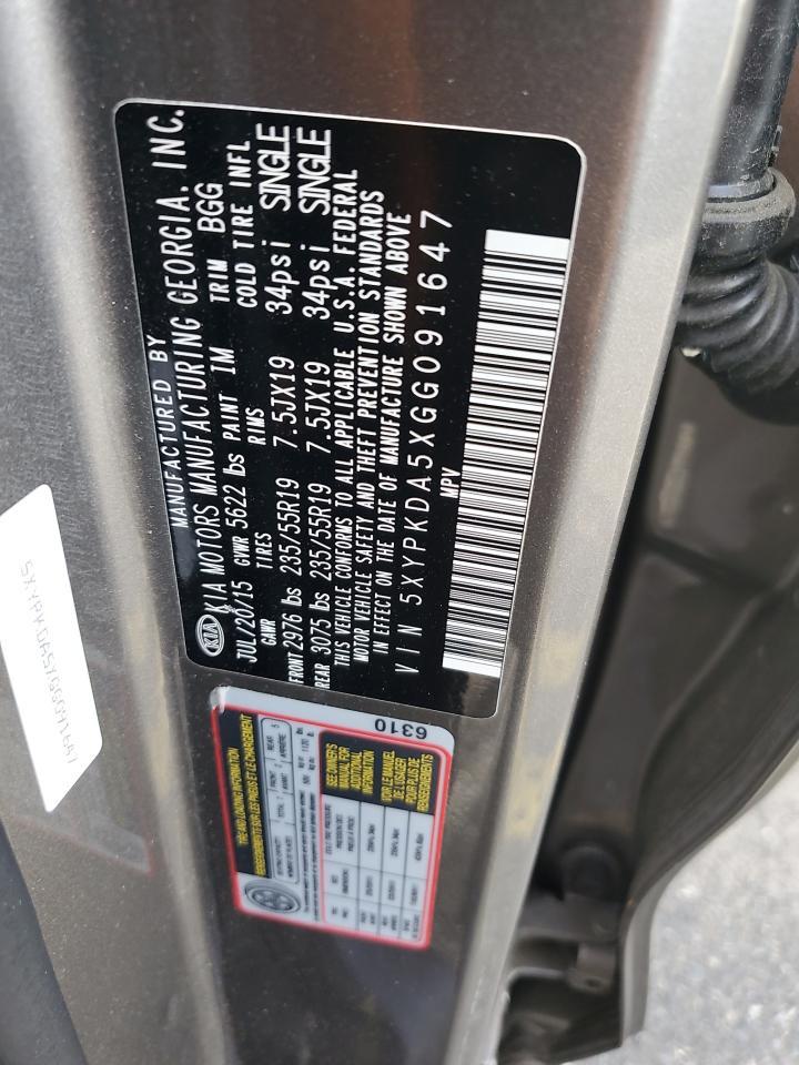 2016 KIA SORENTO