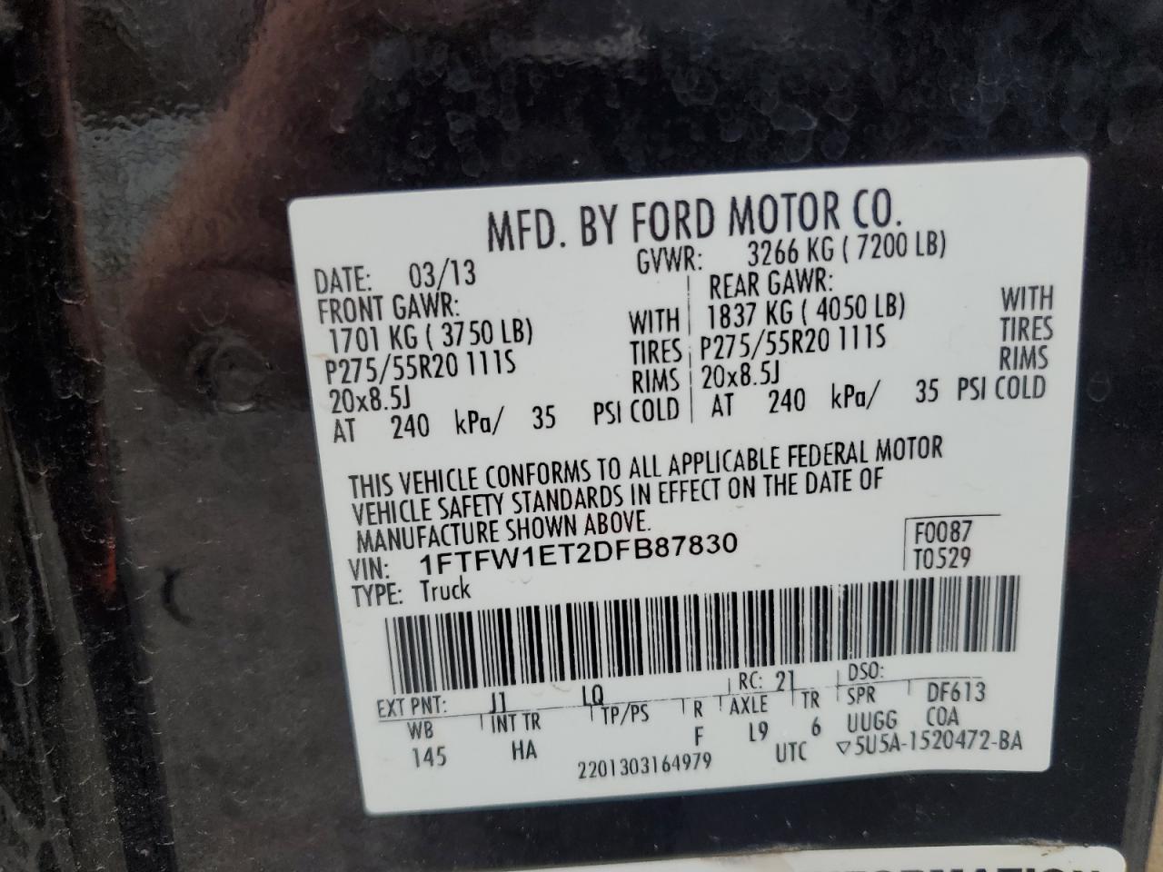 2013 FORD F-150