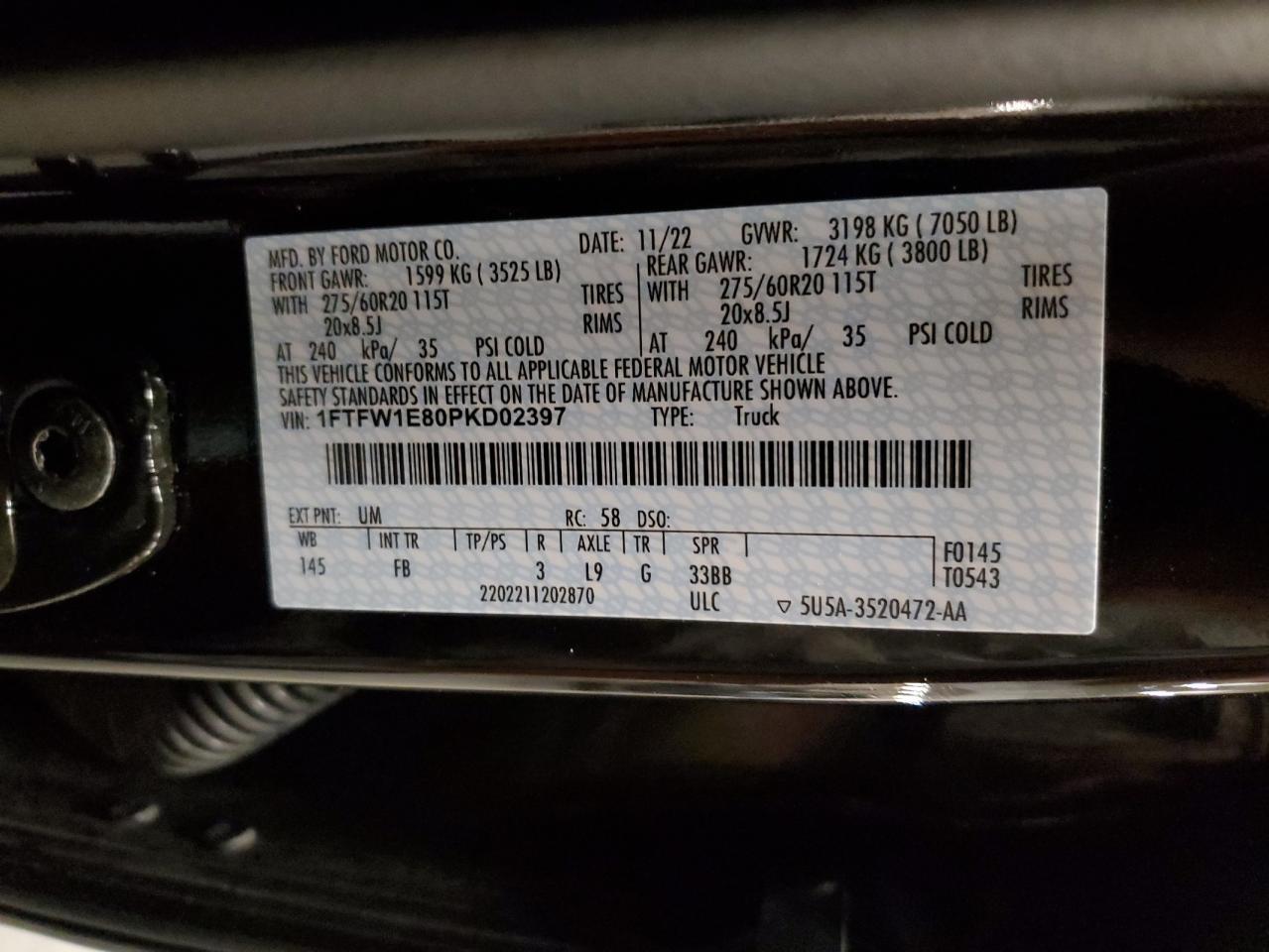 2023 FORD F-150