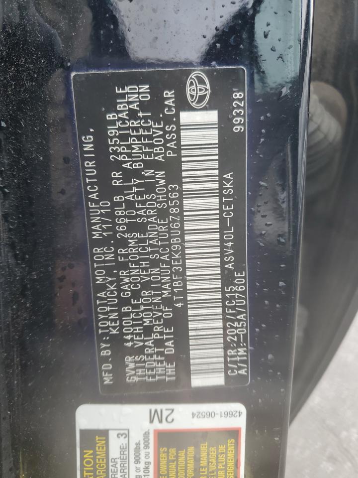 2011 TOYOTA CAMRY