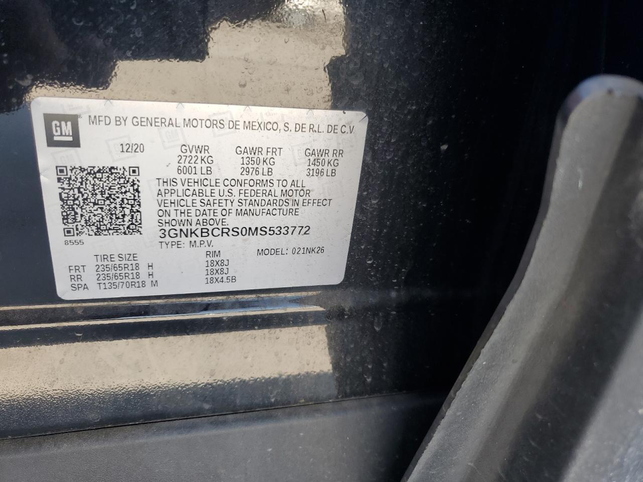2021 CHEVROLET BLAZER