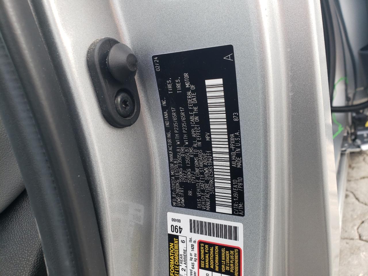 2024 TOYOTA SIENNA