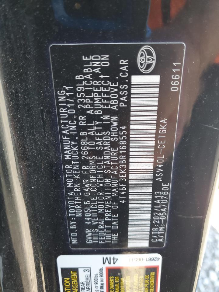 2011 TOYOTA CAMRY