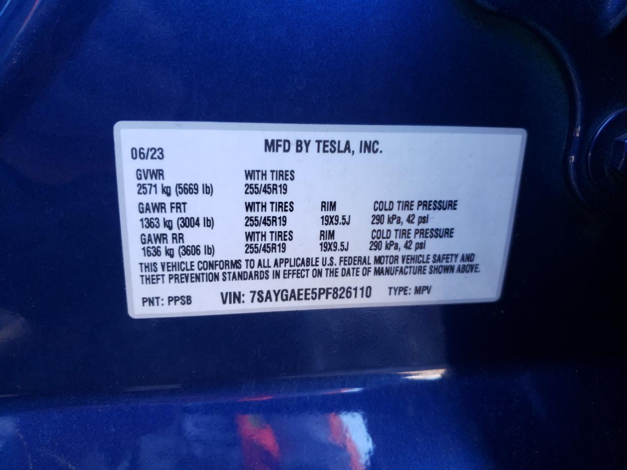 2023 TESLA MODEL Y