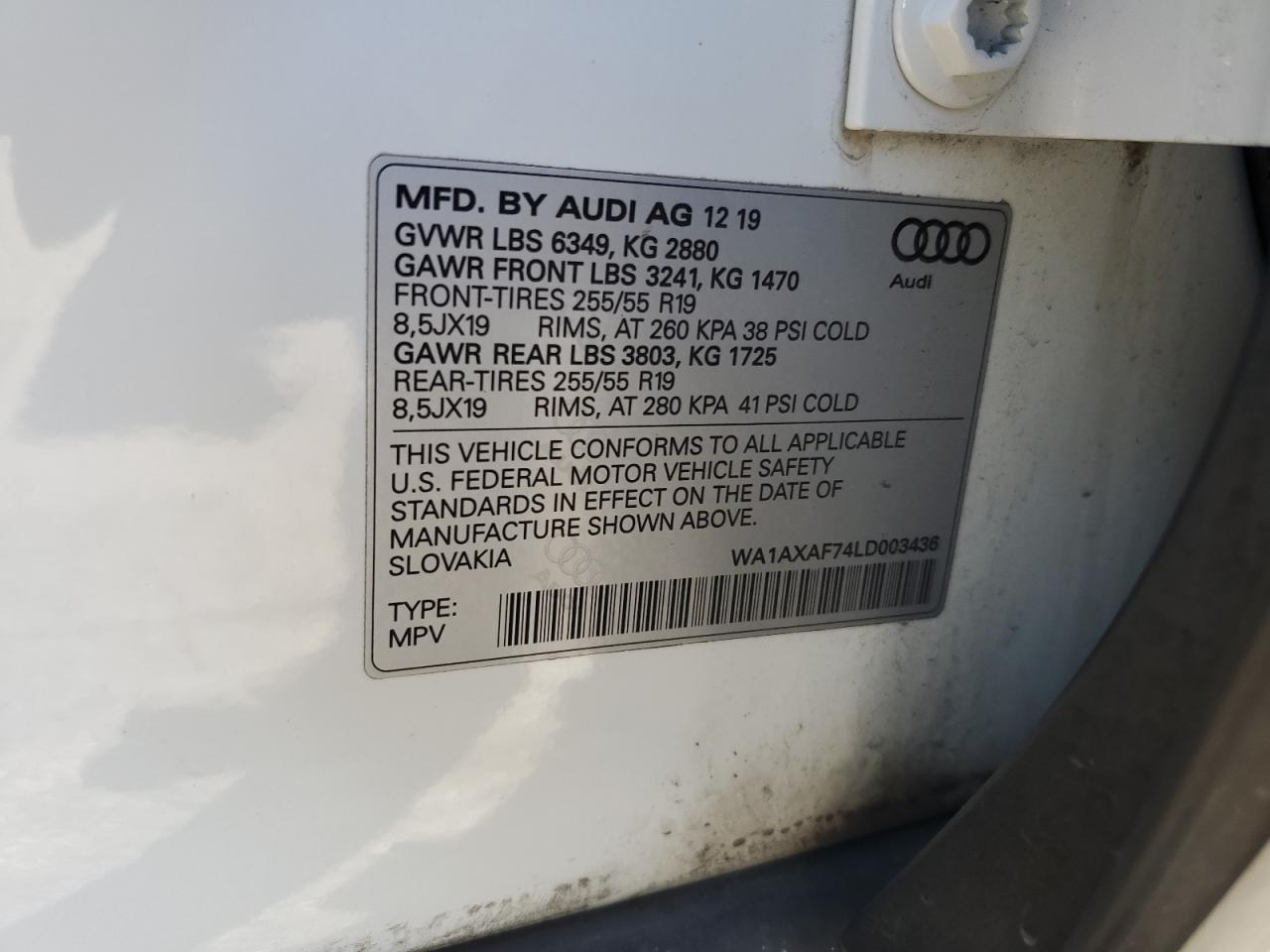 2020 AUDI Q7