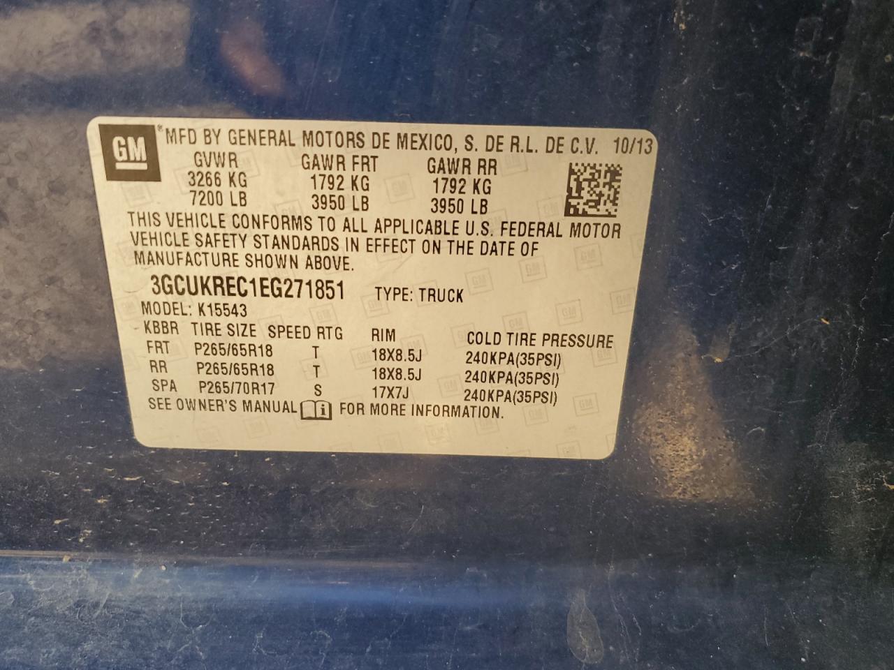 2014 CHEVROLET Silverado