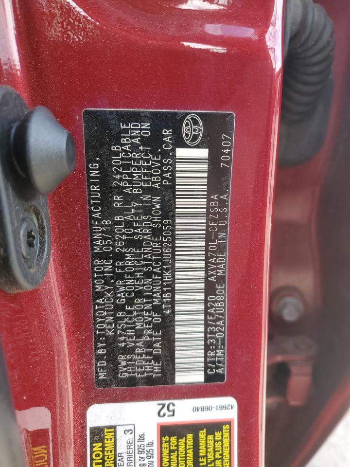 2018 TOYOTA CAMRY