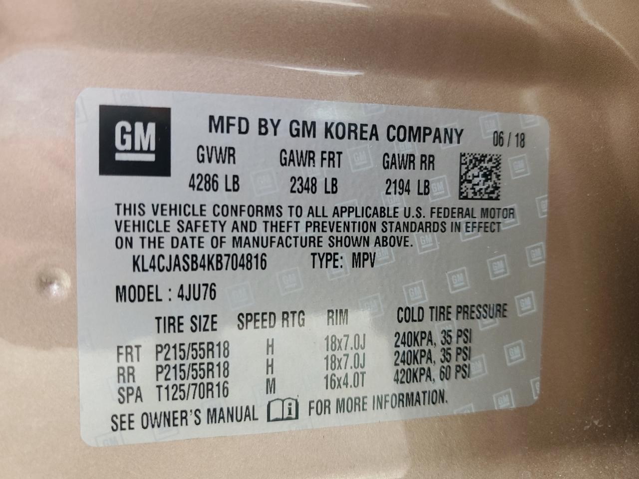 2019 BUICK ENCORE