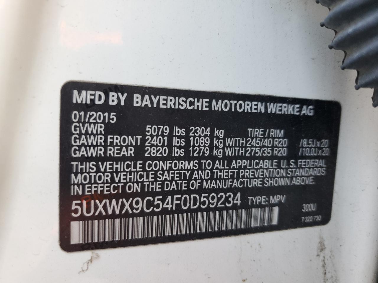 2015 BMW X3