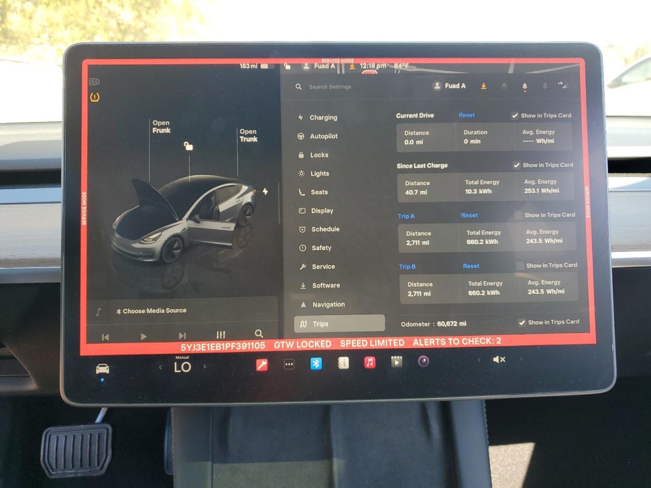 2023 TESLA MODEL 3