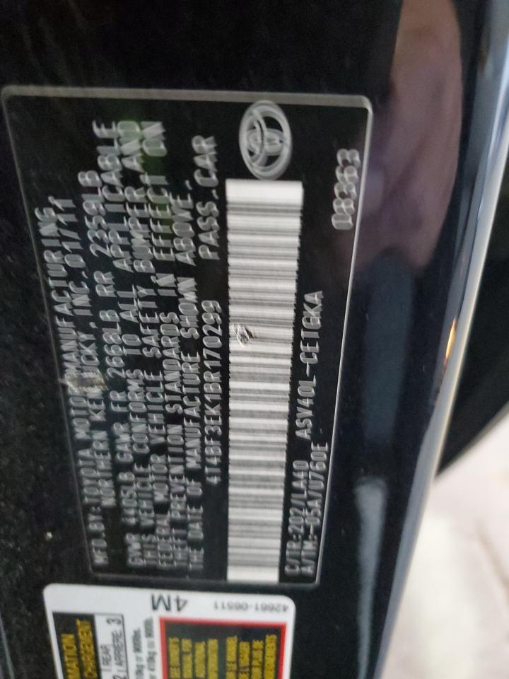 2011 TOYOTA CAMRY