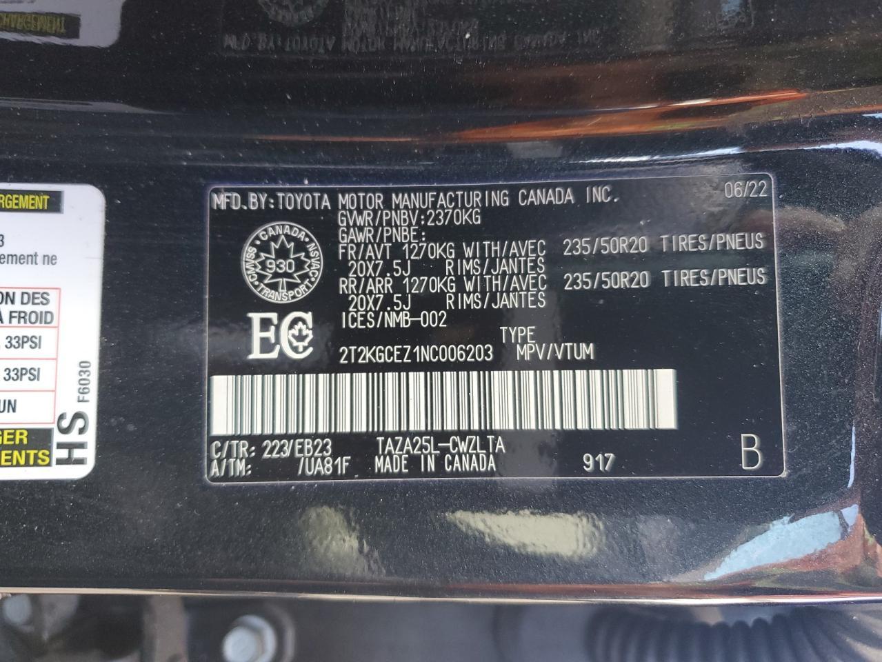 2022 LEXUS Nx