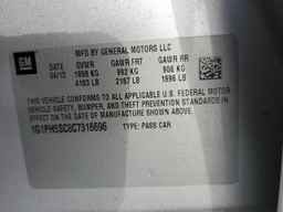 2012 CHEVROLET CRUZE