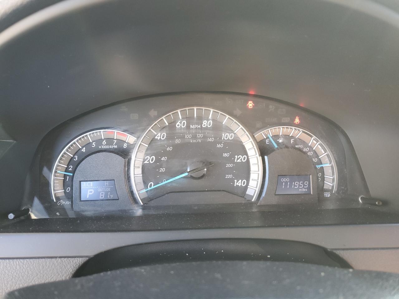 2012 TOYOTA CAMRY