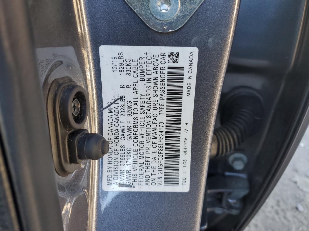 2020 HONDA CIVIC