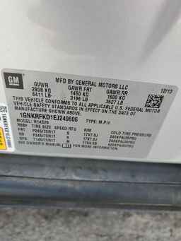 2014 CHEVROLET TRAVERSE