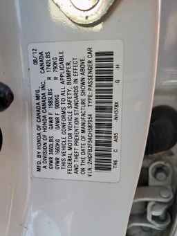 2012 HONDA CIVIC