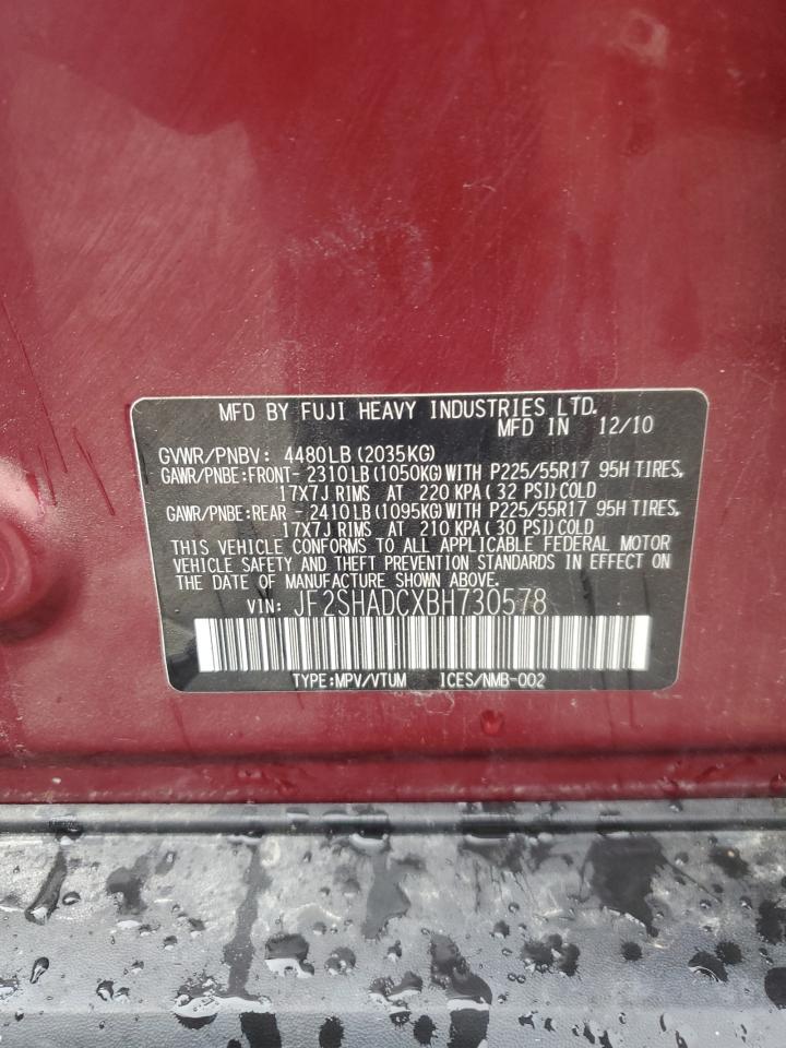 2011 SUBARU FORESTER
