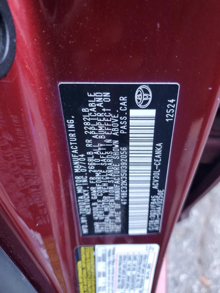2005 TOYOTA CAMRY