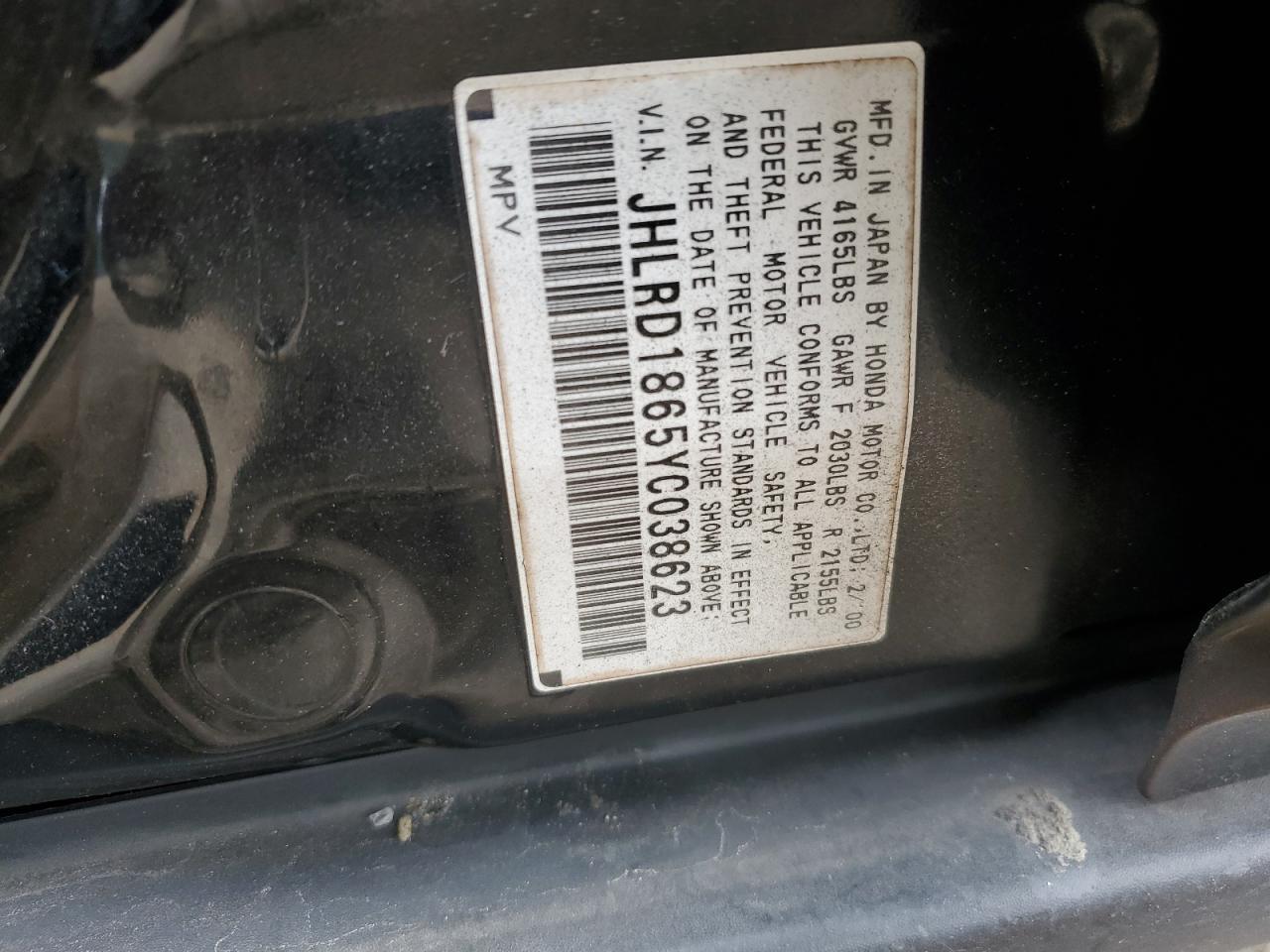 2000 HONDA CR-V