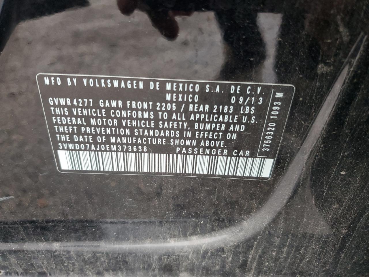 2014 VOLKSWAGEN JETTA