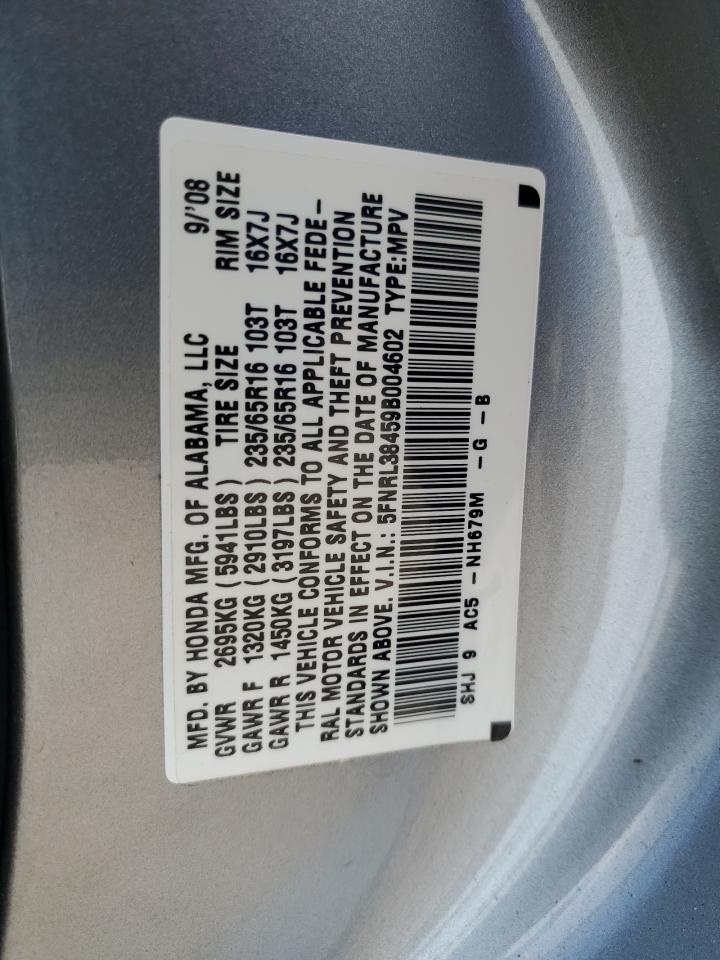 2009 HONDA ODYSSEY